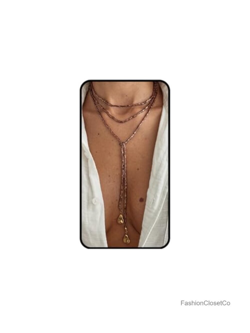 Green Beaded Lariat Necklace with Baroque Pearl Drops Adjustable Wrap Y Style